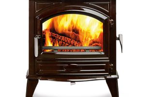 Чугунная печь DOVRE 640 WD. Сколько дров нужно для отопления? фото